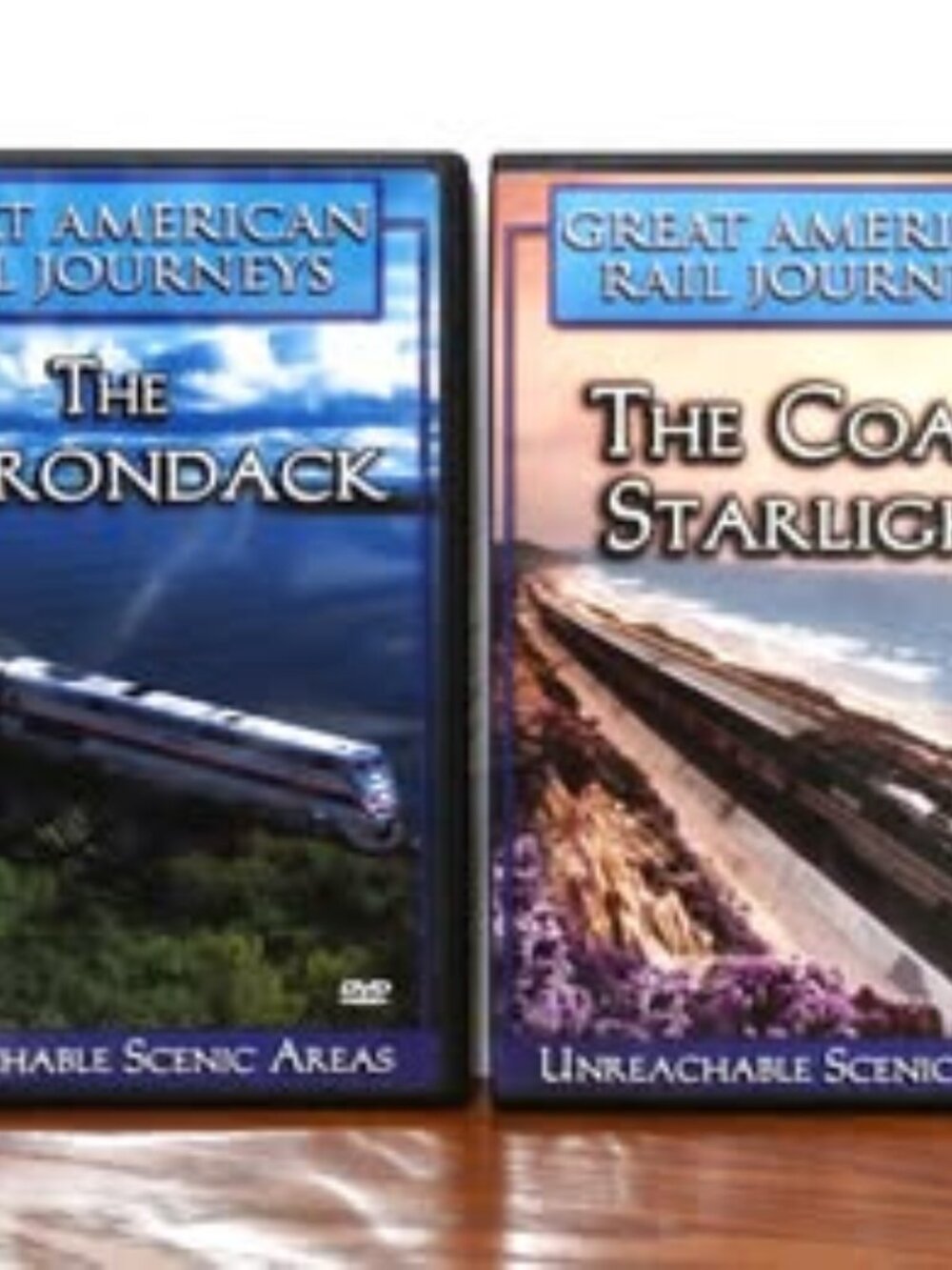 GREAT AMERICAN RAIL JOURNEYS DVD 2-DISC SET, The Adirondack & The Coast Starligh